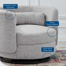 Anderson Upholstered Fabric Swivel Chair