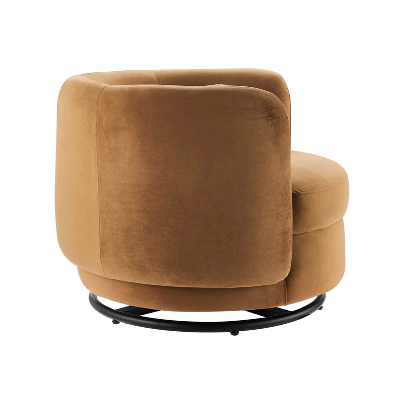 Anderson performance Velvet Swivel Chair