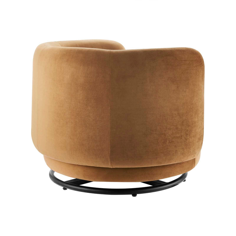 Anderson performance Velvet Swivel Chair