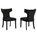 Keira Performance Velvet Dining Chairs - Set of 2