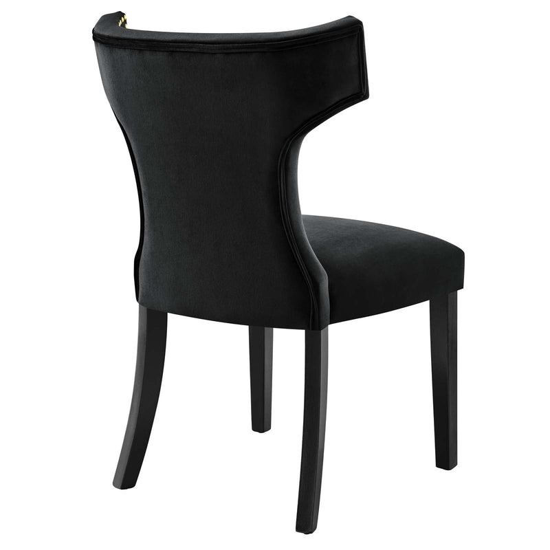 Keira Performance Velvet Dining Chairs - Set of 2
