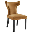 Keira Performance Velvet Dining Chairs - Set of 2