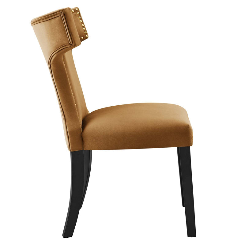 Keira Performance Velvet Dining Chairs - Set of 2