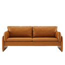 Aubrielle Vegan Leather Sofa