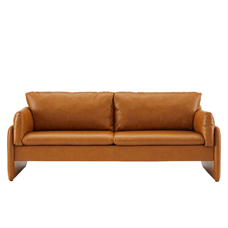 Aubrielle Vegan Leather Sofa