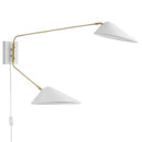 Walter 2-Light Swing Arm Wall Sconce