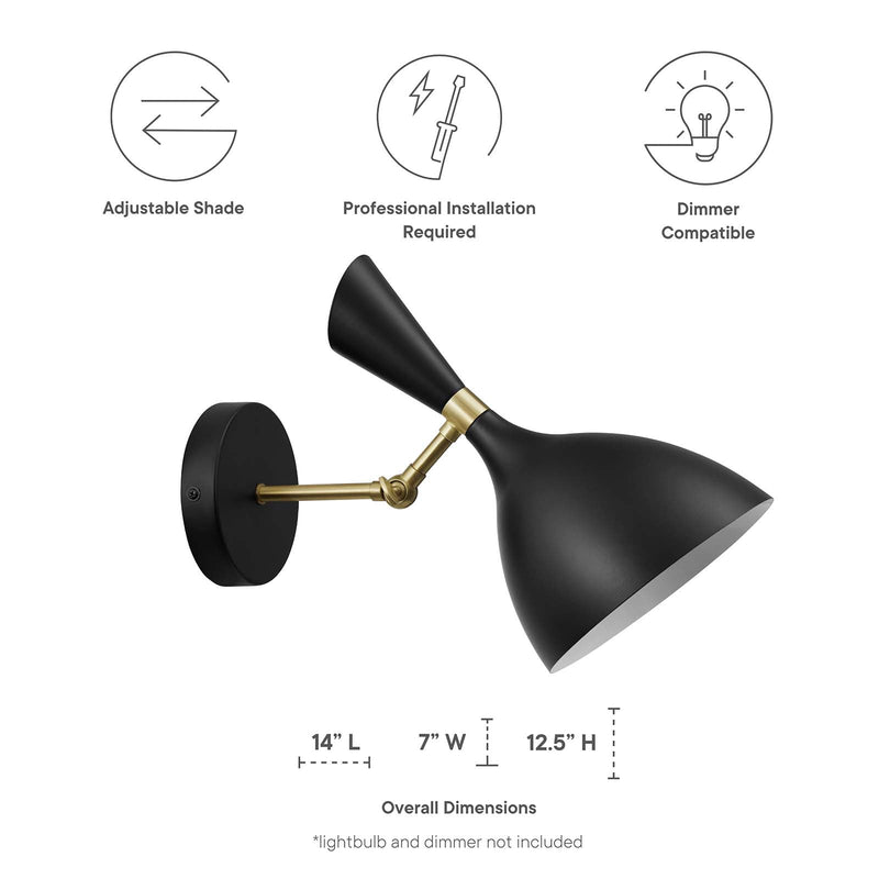 Jiraiya Adjustable Wall Sconce