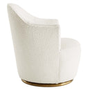 Haley Boucle Upholstered Swivel Chair
