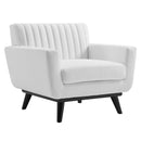 Pedro Channel Tufted Fabric Armchair