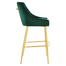 Donald Performance Velvet Bar Stool