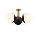 Memphis 3-Light Semi-Flush Ceiling Light