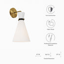 Kamiyah 1-Light Wall Sconce