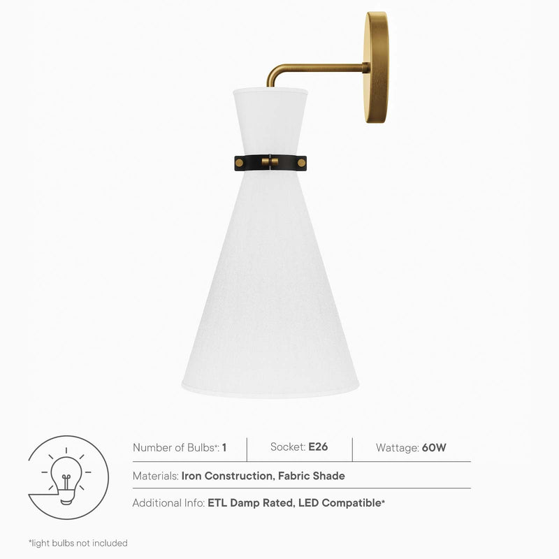 Kamiyah 1-Light Wall Sconce