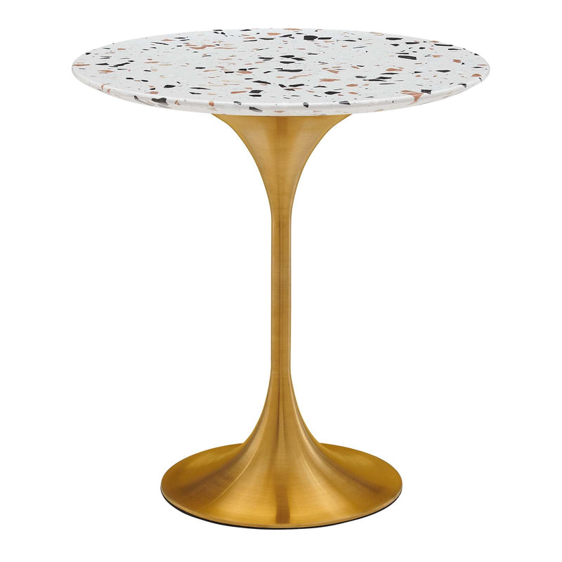 Arianna 20" Round Terrazzo Side Table
