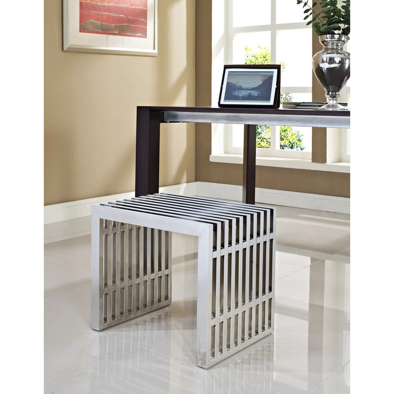 Kartier Small Stainless Steel Bench
