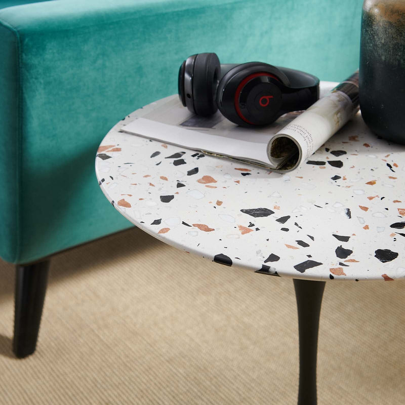 Artemis 20" Round Terrazzo Side Table