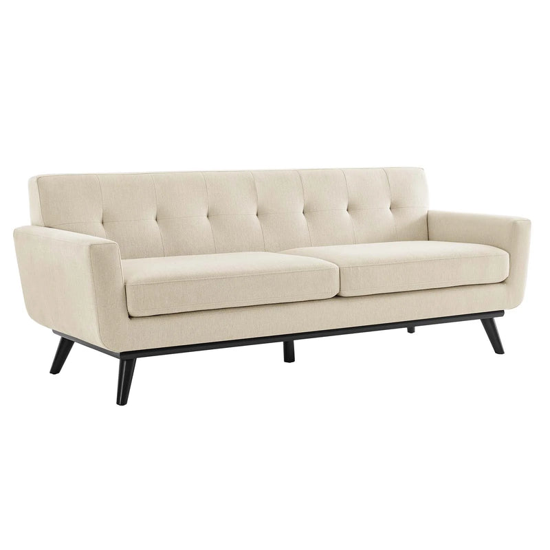 Jimena Herringbone Fabric Sofa