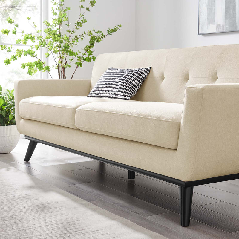 Jimena Herringbone Fabric Sofa