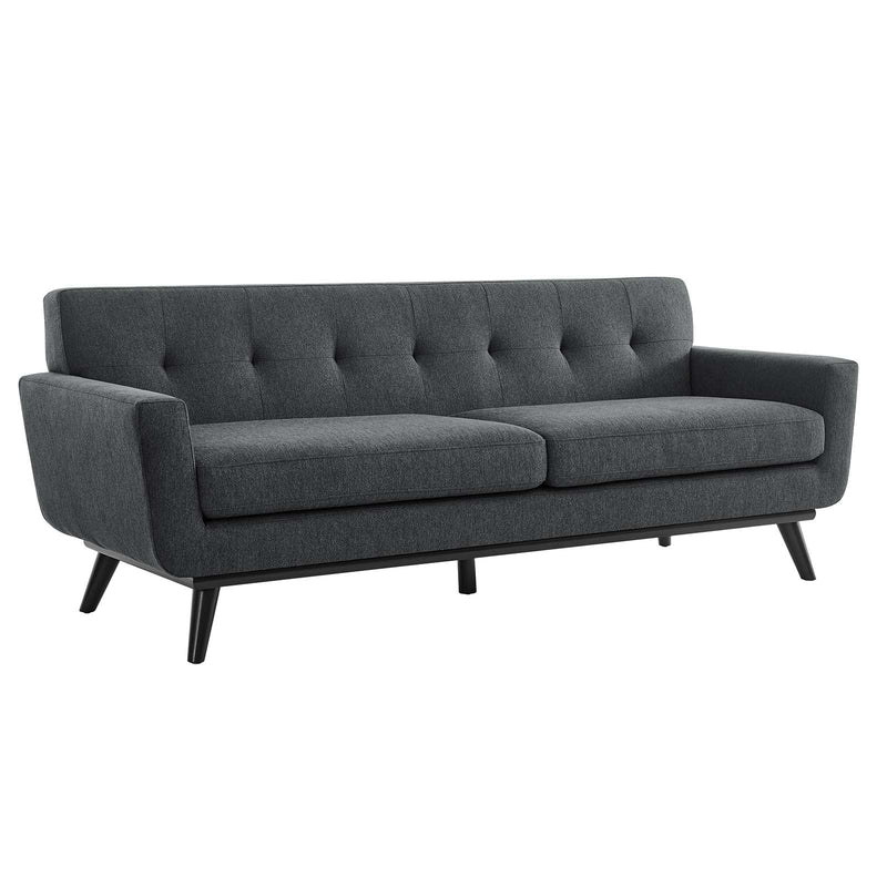 Jimena Herringbone Fabric Sofa