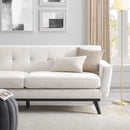 Jimena Herringbone Fabric Sofa