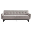 Jimena Herringbone Fabric Sofa