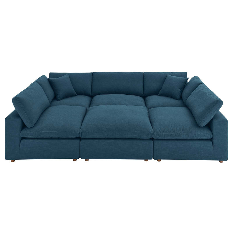 Liberty Down Filled Overstuffed 6-Piece Sectional Sofa