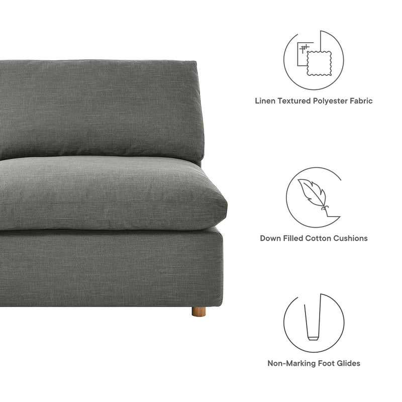Liberty Down Filled Overstuffed 6-Piece Sectional Sofa