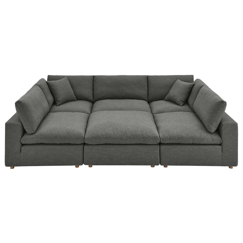 Liberty Down Filled Overstuffed 6-Piece Sectional Sofa