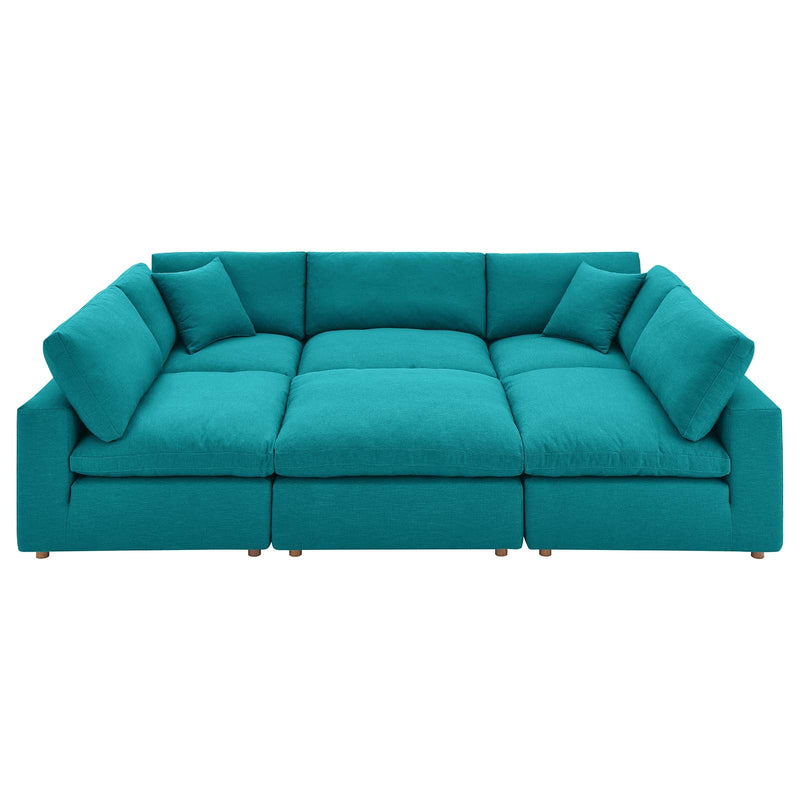 Liberty Down Filled Overstuffed 6-Piece Sectional Sofa