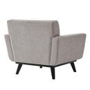 Journi Herringbone Fabric Armchair