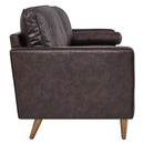 Cannon 88" TOP GRAIN Leather Sofa