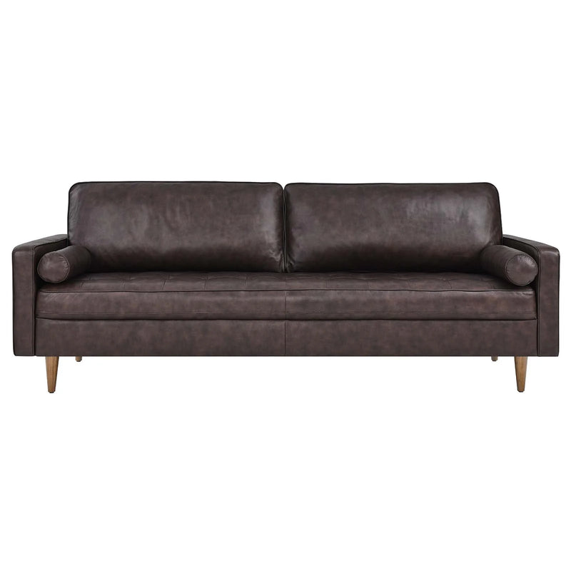 Cannon 88" TOP GRAIN Leather Sofa