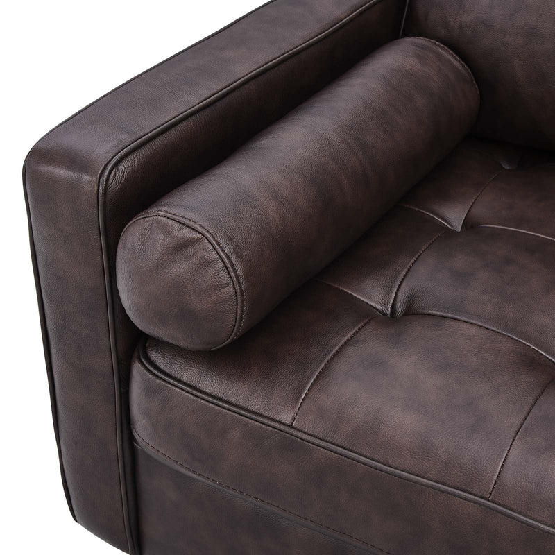 Cannon 88" TOP GRAIN Leather Sofa