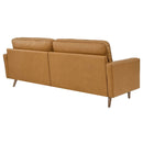 Cannon 88" TOP GRAIN Leather Sofa