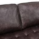 Malcolm Leather Sectional Sofa