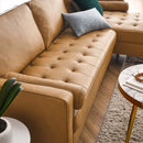 Malcolm Leather Sectional Sofa