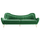 Cayden Channel Tufted Performance Velvet Sofa
