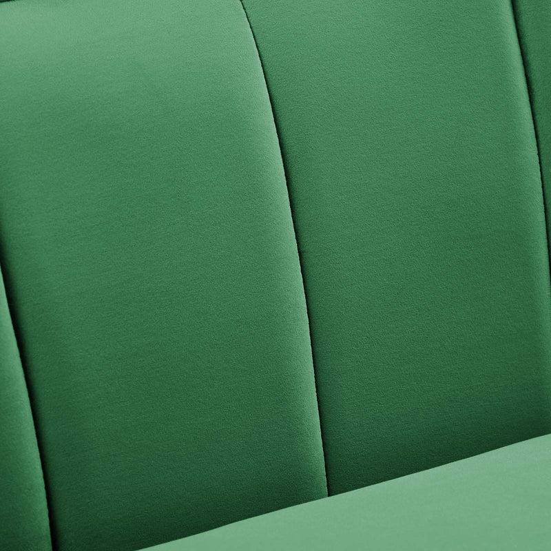 Cayden Channel Tufted Performance Velvet Sofa