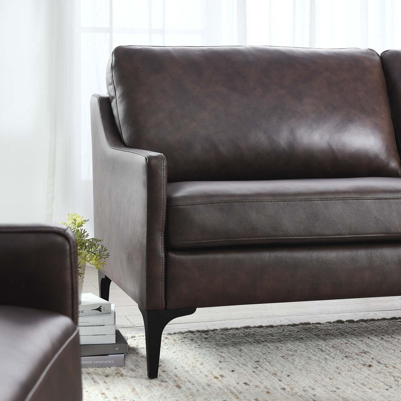 Justin Leather Sofa