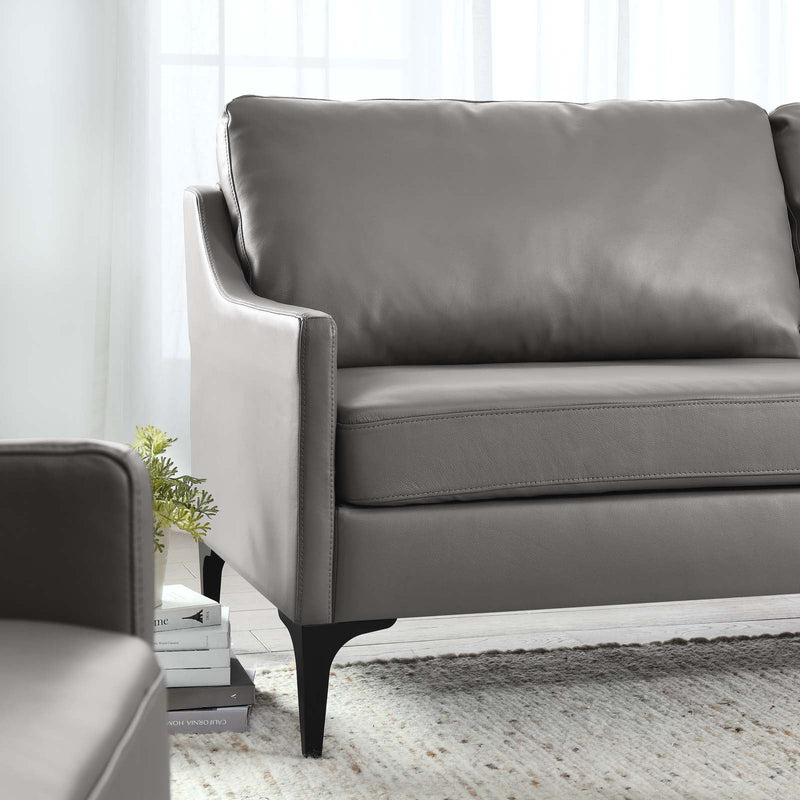 Justin Leather Sofa