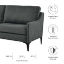 Justin Upholstered Fabric Sofa