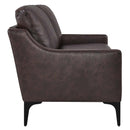 Justin Leather Loveseat