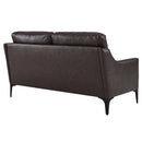 Justin Leather Loveseat