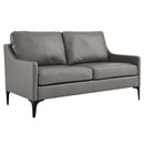 Justin Leather Loveseat