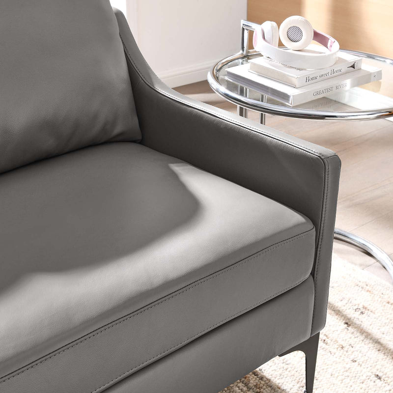 Justin Leather Loveseat
