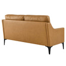 Justin Leather Loveseat
