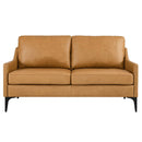 Justin Leather Loveseat