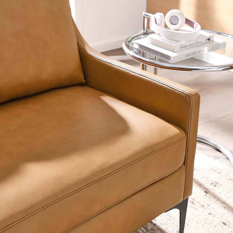 Justin Leather Loveseat
