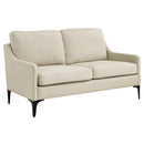 Justin Upholstered Fabric Loveseat