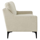 Justin Upholstered Fabric Loveseat
